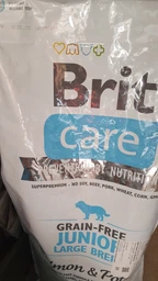Сухой корм для щенков крупных пород Brit Care Dog GF Junior Large Breed с лососем 3 кг (MLZ9420)