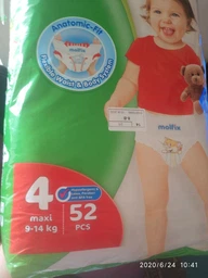 Підгузки Molfix Трусики 4 maxi 9-14 кг 30 шт (8690536842629) фото від покупців 2