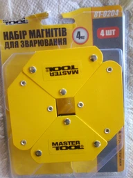 Набір магнітів для зварювання MASTERTOOL GM 4 кг, 45°/90°/135° (81-0204) фото від покупців 5