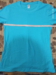 Футболка хлопковая женская Sol's Regent Women 01825235 L Голубая фото от покупателей 5