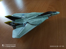 Объемный пазл 4D Master Истребитель-перехватчик F-14A VF-84 Jolly Roger - Веселый Роджер (26200) фото от покупателей 1