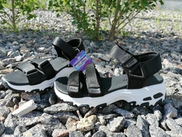 Жіночі сандалі Skechers D`Lites Fresh Catch Black/White 39,5 Чорний 31514-BLK