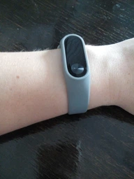 Силиконовый ремешок MRK для фитнес браслета Xiaomi Mi Band 2 Синий (mrk21042072) фото от покупателей 17