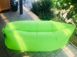 Надувной диван Supretto Air Sofa (Lamzak) 233х70х41 см Голубой (4827-0001) фото от покупателей 7