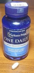Мультивитамины для мужчин, One Daily Men's Multivitamin, Puritan's Pride, 100 капсул (PTP-13046)