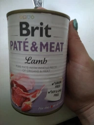 Консервированный корм для собак с ягненком и курицей Brit Pate & Meat Lamb 400 г фото от покупателей 1