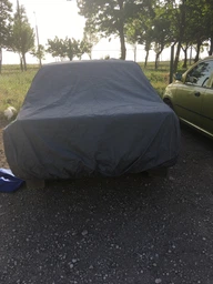 Всесезонний водонепроникний тент з підкладкою на автомобіль Avtoforma VIP розмір L з мішком фото від покупців 11
