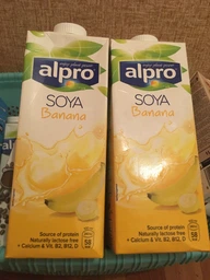 Напиток соевый Alpro Банан 1 л (5411188116905) фото от покупателей 10