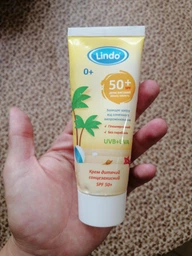 Крем детский солнцезащитный Lindo SPF 50+ 75 мл (4826721517575) фото от покупателей 8
