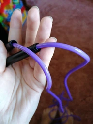 Скакалка LiveUp PVC Speed Jump Rope 2.75 м (LS3115-o) Black/Orange фото от покупателей 2
