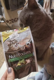 Снеки для котов Gimborn GimCat Nutri Pockets Кошачья мята + Мультивитамин 60 г (4002064419282) фото от покупателей 6