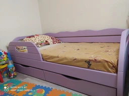 Дитяче ліжечко підліткова Bedsbee Боніта Бузок з ящиками (2122020) фото від покупців 9
