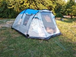 Намет пʼятимісний High Peak Santiago 5.0 Light Grey/Dark Grey/Green (11802) фото від покупців 1