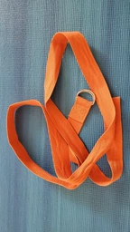 Ремень для йоги YogaLife 183 см Yoga Belt фиолетовый (Пояс для занятий йогой и пилатесом)