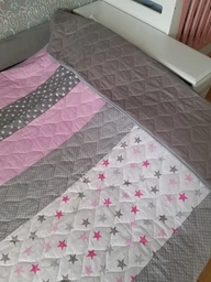 Покривало Zastelli STAR DOTS (PINK) поплін 210х240 фото від покупців 1