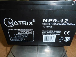 Свинцево-кислотна акумуляторна батарея Matrix 12V 9AH фото від покупців 2