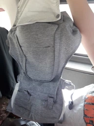 Нагрудна сумка Chicco Кенгуру Hip Seat, чорна 79147.42 фото від покупців 8
