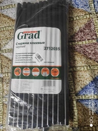 Стержни клеевые Grad 11.2 x 300 мм 34 шт Черные (2712035) фото от покупателей 2