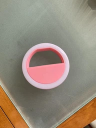 Светодиодное селфи кольцо Selfie Ring Light с USB зарядкой Голубой