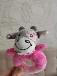 Корівка брязкальце м'яке Funmuch для малюка фото от покупателей 1