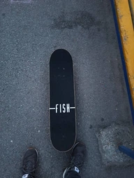 Дерев'яний СкейтБорд Fish Skateboard wolf з малюнком, з посиленою підвіскою фото від покупців 12