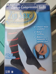 Компресійні гольфи на блискавці Zip Sox допомога при варикозі