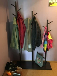 Дизайнерская вешалка Fenster Миллениум Белый-венге фото от покупателей 2