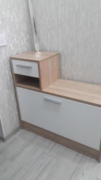 Прихожая Фенікс Модерн тумба 80х30x74 см Дуб сонома/Белый (FM005236) фото от покупателей 16