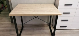 Стіл письмовий Дейв Ferrum-decor 750x1000x700 Чорний метал ДСП Бетон 32 мм (FRD-106455) фото від покупців 5