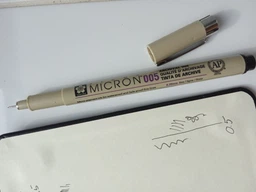 Лайнер Sakura Pigma Micron (0.05) 0.2 мм Чорний (XSDK005#49)