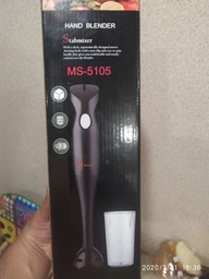 Ручний занурювальний блендер Domotec MS-5105 із мірною склянкою 500 мл (KS65765778) фото від покупців 1