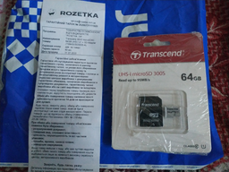 Карта памяти Transcend 300S microSDXC 64GB UHS-I U1 + SD-Adapter (TS64GUSD300S-A) фото от покупателей 2