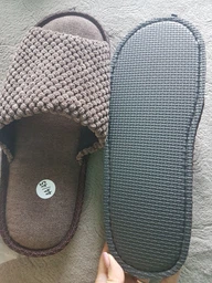 Мужские домашние тапочки с открытым носком FX shoes Дорис 18044 40-41 26.5 см Коричневые (2820000009654) фото от покупателей 6