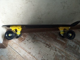 Скейтборд Penny Board Black на черных колесах фото от покупателей 2