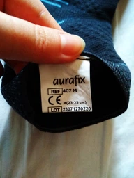 Эластичный голеностопный бандаж 407 компрессионный р.M Aurafix (407_Aurafix)