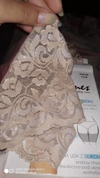Стрічки на стегна (бандалетки) від натирання мереживні Gabriella Thigh Band L/XL (3/4) Бежеві