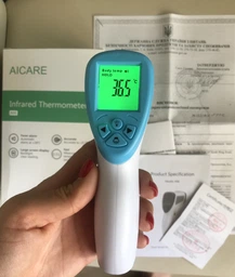 Сертифікований безконтактний термометр AICARE A66 (СЭС висновок України) з офіційною гарантію , інструкцієюта батарейками (189519527 - 990) фото від покупців 2