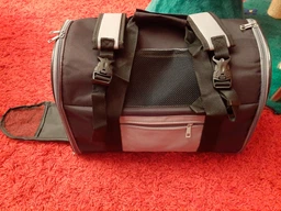 Рюкзак-переноска для собак и кошек Trixie TBag 42 х 29 x 21 см до 8 кг Черный с серым (4011905028828) фото от покупателей 9