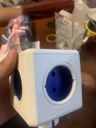 Розгалужувач мережевий Allocacoc PowerCube 4 розетки 2 USB Синій (1202BL/DEOUP) фото від покупців 15