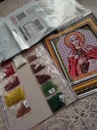 Набір для вишивки бісером ArtWork ікона Свята Мучениця Тетяна Римська VIA 5158