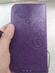 Чехол Clover для Xiaomi Redmi 4X книжка кожа PU с визитницей малиновый фото от покупателей 5