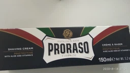 Защитный крем для бритья Proraso с экстрактом алоэ и витамином Е 150 мл (8004395001477) фото от покупателей 1