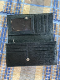 Гаманець жіночий ST Leather з натуральної шкіри великий довгий на кнопці з монетницею Червоний 55684 фото від покупців 7