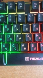 Клавіатура REAL-EL Gaming 8710 TKL Backlit Ukr Black фото від покупців 2