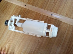 Сливной механизм для бачка со стоп-кнопкой AlcaPlast A2000-CHROM фото от покупателей 2