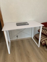 Комп'ютерний стіл Ferrum-decor Дейв 75x100x60 білий ДСП Дуб Сонома 16мм