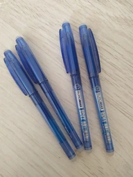 Набор из 4-х гелевых ручек Buromax Erase Slim Пиши-стирай 0.7 мм (4 синих) (BM.8301.Z) фото от покупателей 13