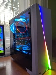 Корпус Aerocool Cylon WG RGB Tempered Glass White (ACCM-PV10013.21)