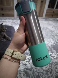 Термокружка Rotex RСTB-310/3-500 500 мл бирюзовая 3707841 фото от покупателей 1