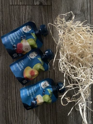 Фруктове пюре Gerber Яблуко та персик з 6 місяців 90 г (7613036345460) фото від покупців 12